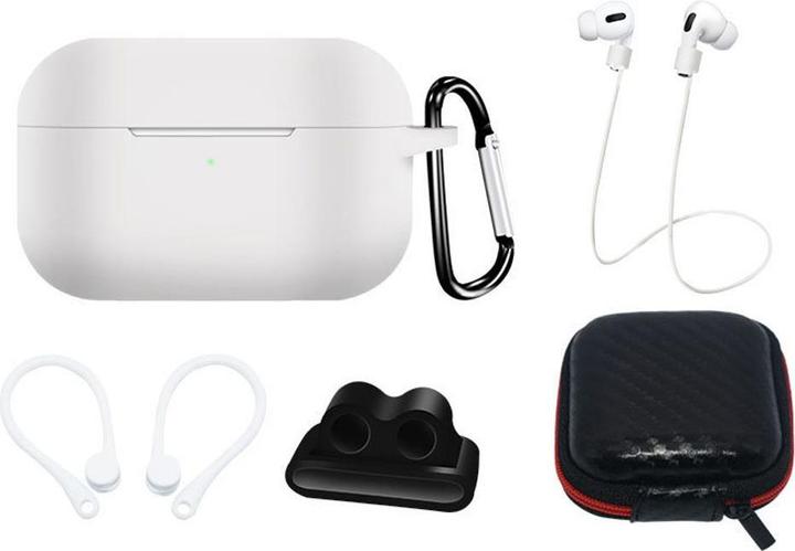 Produktbild Hurtel Silicone Case Set for AirPods Pro 2 / AirPods Pro 1 + Case / Ear Hook / Neck Strap / Watch Strap Hol (Kopfhörer Hülle)