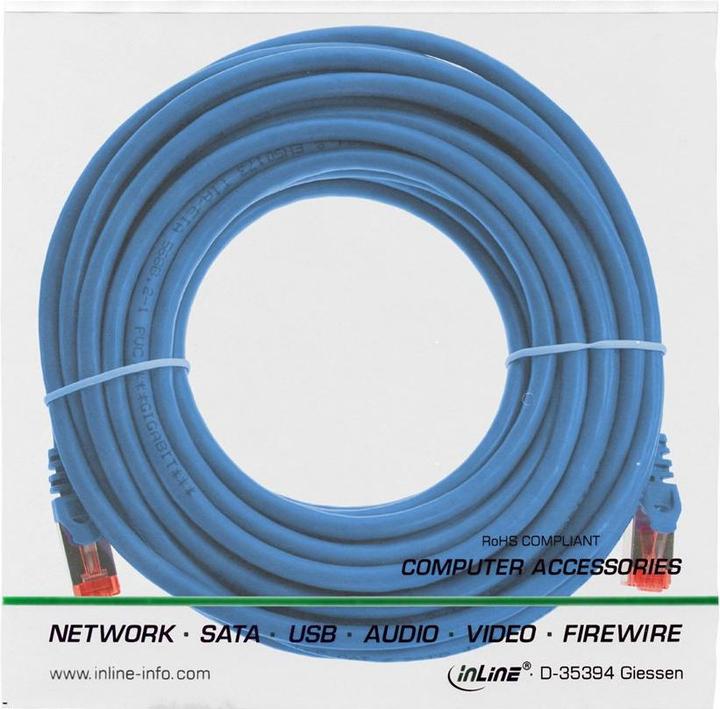 Produktbild InLine Patchkabel (S/FTP, CAT6, 15 m)