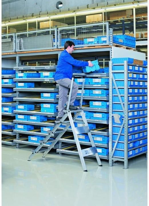 Produktbild Zarges Trappestige med store trin 2 trin 0,44 m (Stehleiter, 36 cm)