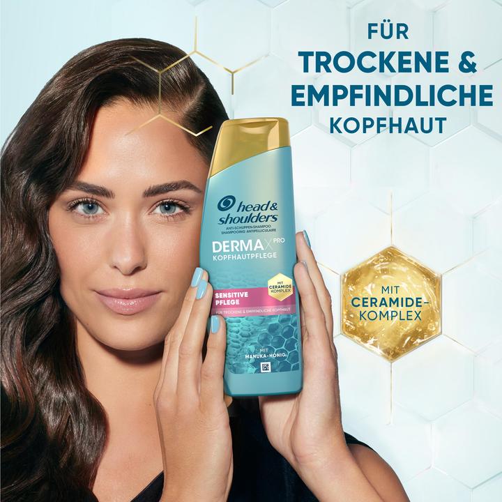 Actual product image Head & Shoulders Derma X Pro Shampoo Sensitive Pflege Shampoo (250 ml, Liquid shampoo)