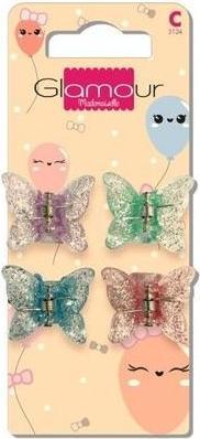Actual product image Glamour Mademoiselle Frog Hairclips (4 pcs.)