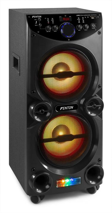 Produktbild Fenton Lautsprecher LIVE2104 Karaoke Maschine Schwarz (Aktiv, 1x 400 W)