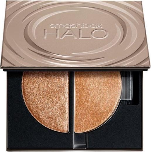 Actual product image Smashbox Halo Glow Highlighter Duo Golden Pearl 0.17oz 5g (Golden pearl, Highlighter, 4.82 g)