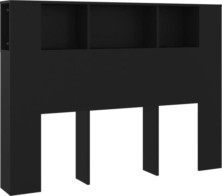 Actual product image VidaXL Headboard with storage space Headboard shelf in reclaimed wood look 140x18.5x102.5cm