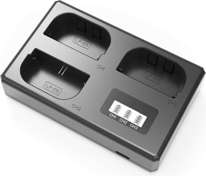 Image du produit Acconic Triple chargeur pour Canon LP-E17 EOS 750D, EOS 760D, EOS 8000D, Kiss X8i, Rebel, Rebel T6i, Rebel