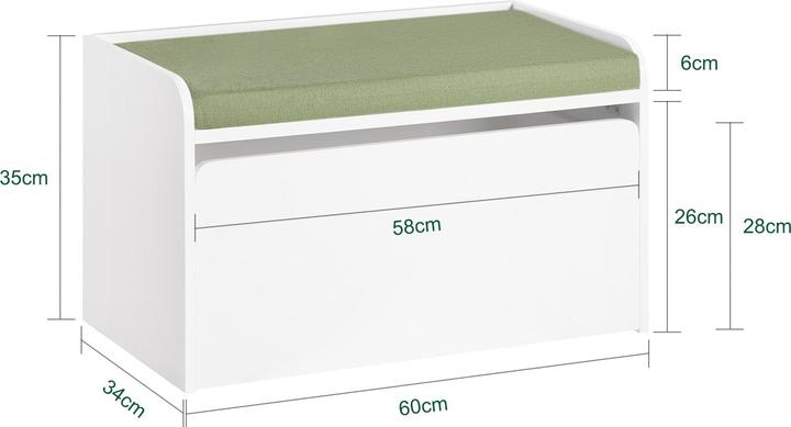 Actual product image SoBuy Toy chest