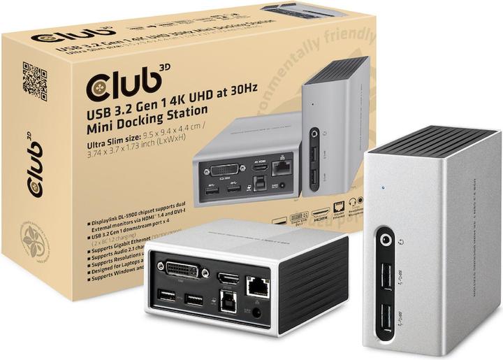Produktbild Club 3D Csv-3104d (USB-B, 9 Ports)