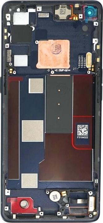 Actual product image OPPO Display unit + frame FIND X2 NEO (CPH2009) black 4904017 (Display, Oppo Find X2 Neo)