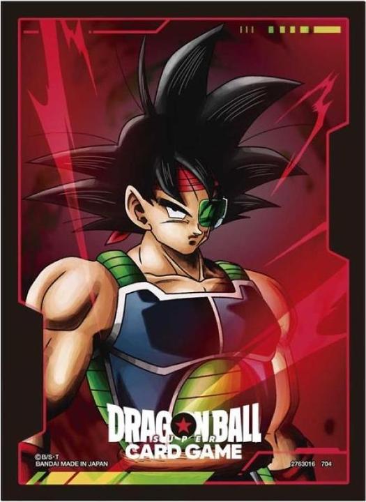 Actual product image Dragon Ball Fusion World Official Card Case + Sleeves Set 01 - Bardock