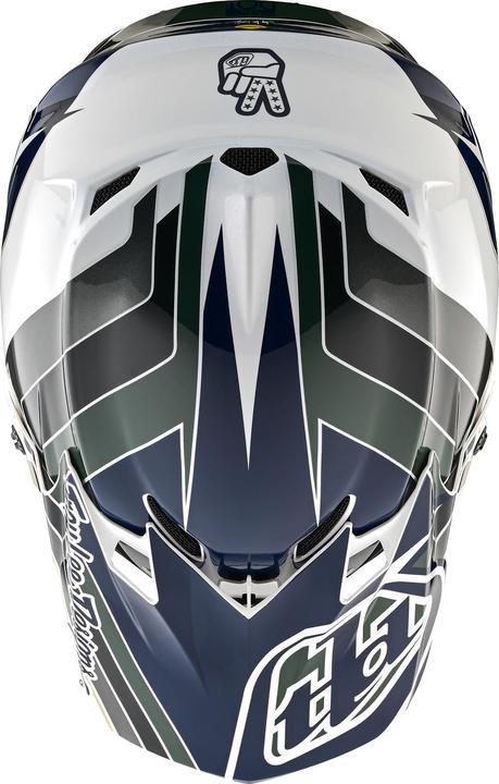 Actual product image Troy Lee Designs SE4 Polyacrylite Helmet - Block (55 - 56 cm)