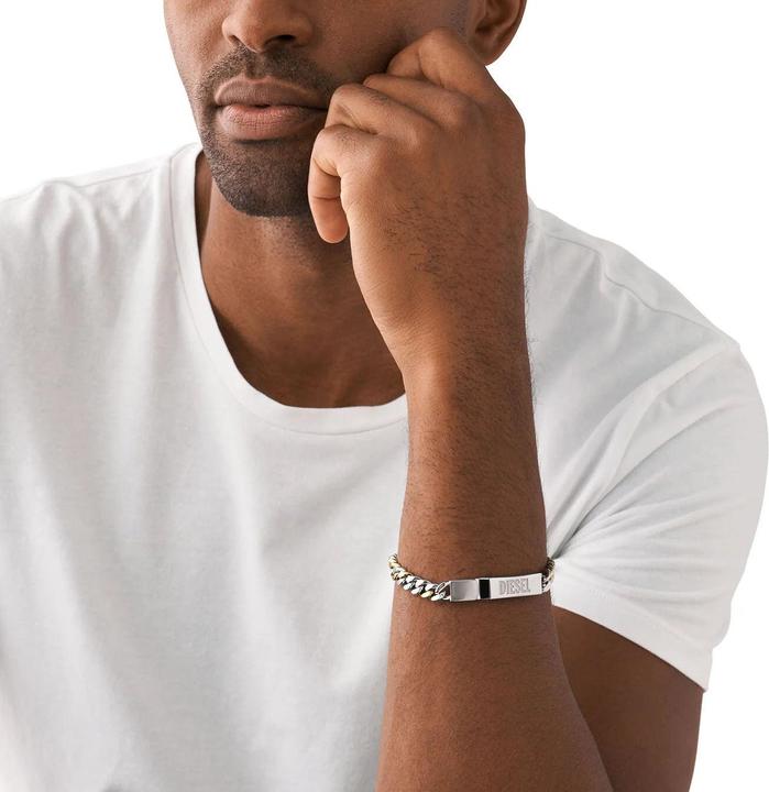 Image du produit Diesel Bracelet en acier (22 cm, Acier inoxydable)