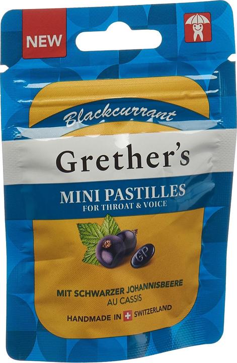 Produktbild Grethers Blackcurrant Pastillen Pastillen (1 Stk., 30 g)