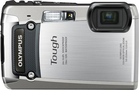 Produktbild Olympus Tough TG-820, 12MP, 3D, 5x Zoom, Wasserfest, Silber (1/2,3'')