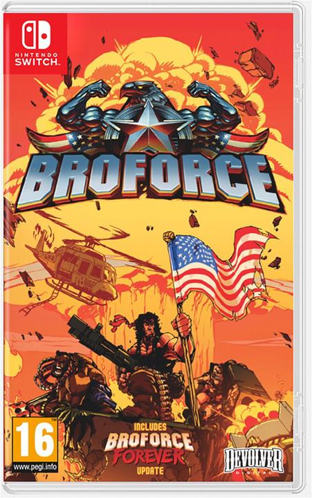 Actual product image Devolver Broforce (Switch, Switch Lite, Switch OLED)