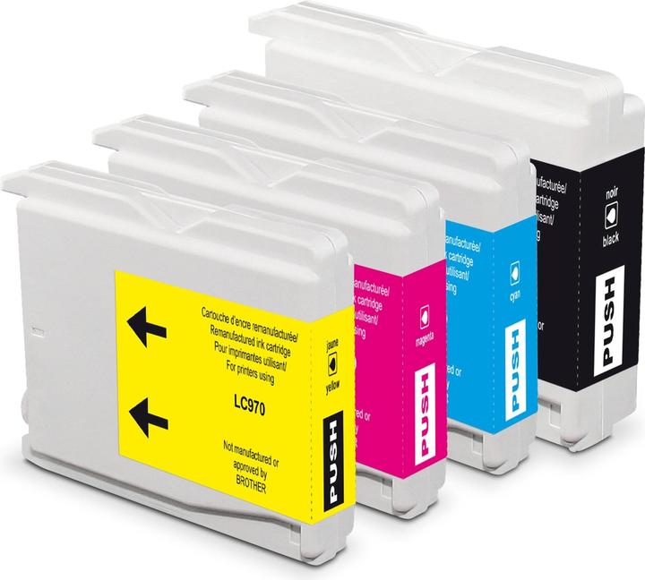 Produktbild Generic Ink Tinte Brother LC970 Multipack (M, C, Y, BK)