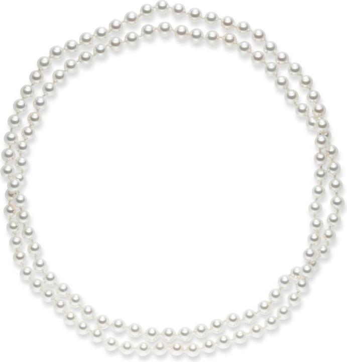 Produktbild Lulu & Jane Damen Muschelkernperle weiss 90,0 cm - 29675 (Muschelkernperle, 90 cm)