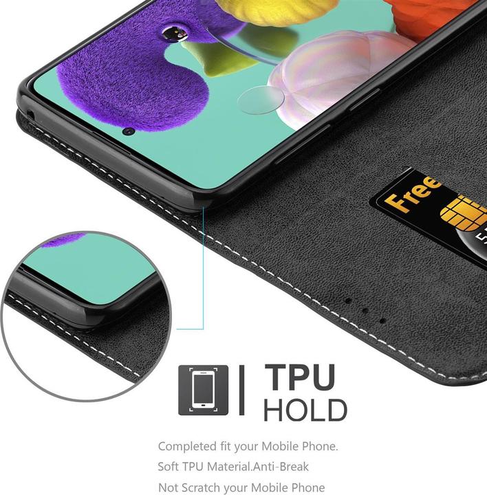 Productafbeelding Cadorabo X-Wallet hoes voor kunstleer pak (Samsung Galaxy M40)