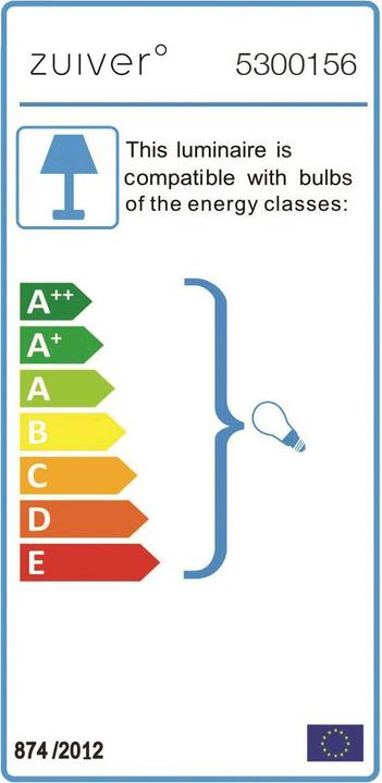 Energy Label Zuiver Charlie (E27)