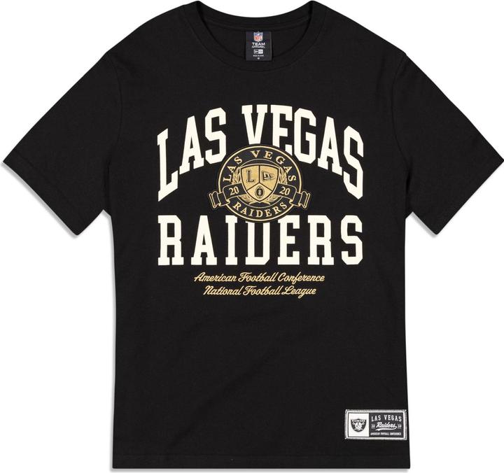 New Era NFL Shirt - LETTERMAN Las Vegas Raiders - S (S)