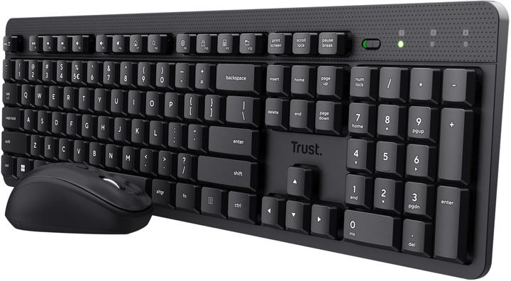 Produktbild Trust Ody Ii Wl Keyboard Mouse Blk D (DE, Kabellos)