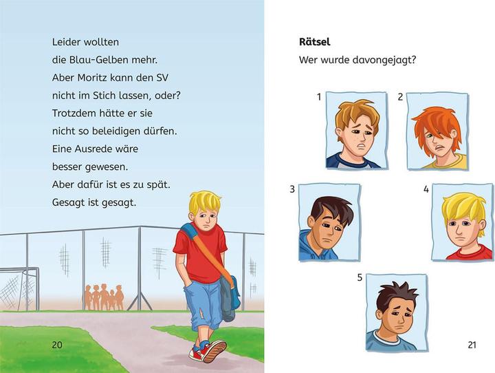 Immagine prodotto Kosmos Teufelskicker, Bücherhelden 1. Klasse, Moritz macht das Spiel (Tedesco, Frauca Nahrgang, Michael Boehm, 2024)