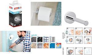 Produktbild tesa SMOOZ WC Ersatzrollenhalter inkl. Klebelösung ohne Bohren