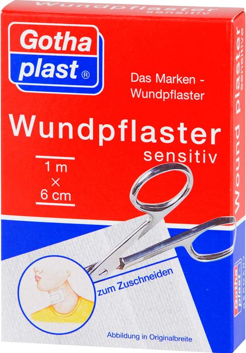 Produktbild Gothaplast Wundpflaster sensitiv 1 m x 6 cm, 1 St. Pflaster (1 x)