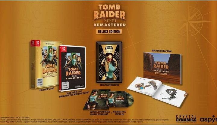 Produktbild Aspyr Tomb Raider 1-3 Switch Remastered Deluxe Editio (Switch, Switch Lite, Switch OLED, DE)
