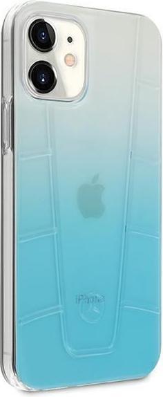 Actual product image Mercedes MEHCP12SCLGBL iPhone 12 Mini 5.4" Blue / Blue Hard Case with Transparent Line (Apple iPhone 12 mini)