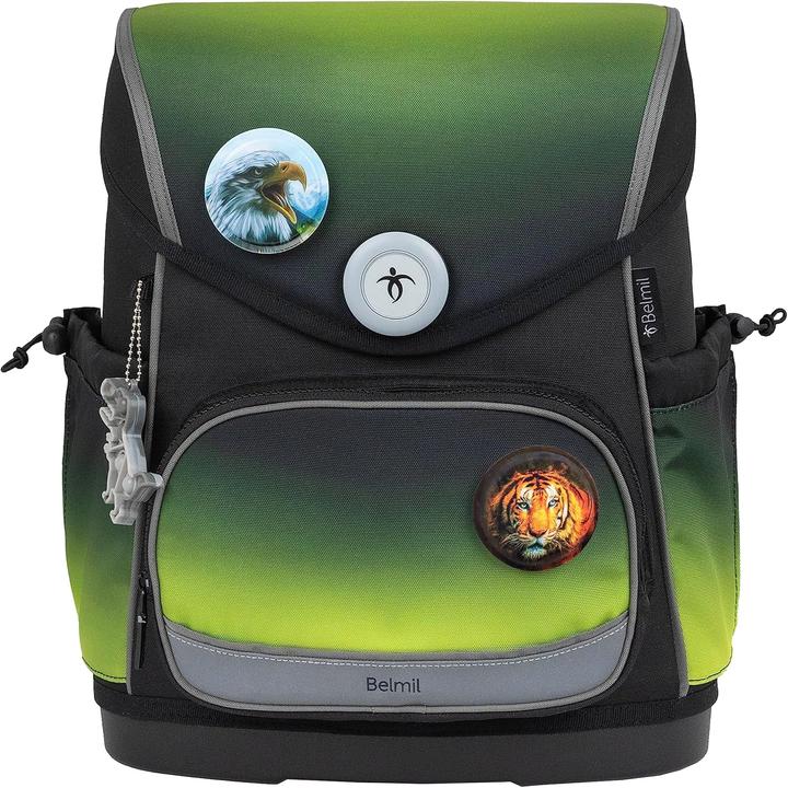 Actual product image Belmil Ergonomisches Schulranzen-Set (5-teilig) Compact Plus mit Brust- & Hüftgurt (19 l)