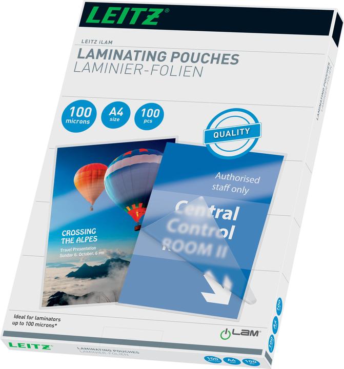 Image du produit Leitz Films de laminage à chaud (A4, 100 pièce(s), 100 µm)