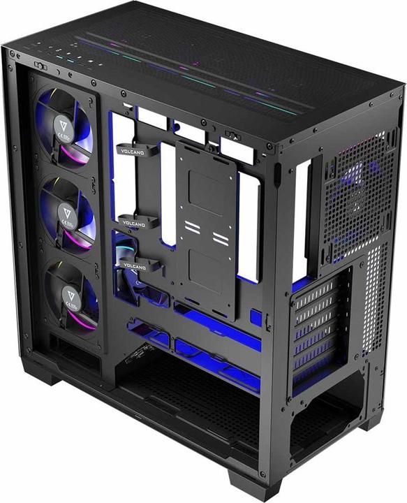 Produktbild Modecom Computergehäuse VOLCANO STELLAR ARGB MIDI 8F (mATX, Mini-ITX, ATX)