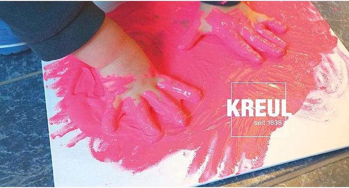 Produktbild Kreul Fingerfarben (Gelb, Rot, Blau, Grün, 600 ml)