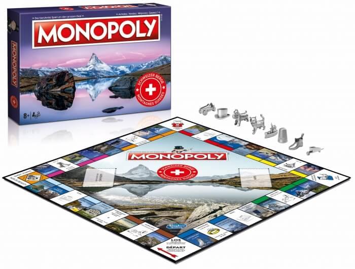 Actual product image Monopoly Swiss Mountains (German)
