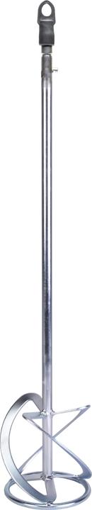 Rubi Langer, verzinkter 3-Spiral-Mischer für einen Mischer, Durchmesser 120 mm, M14-Gewindebefestigung