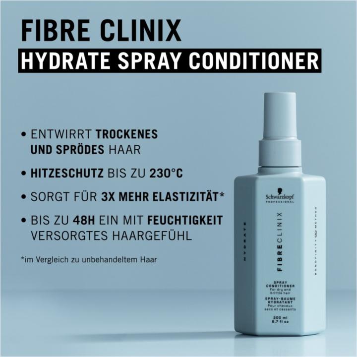 Actual product image Schwarzkopf Fibre CliniHydrate Spray Conditioner (200 ml)