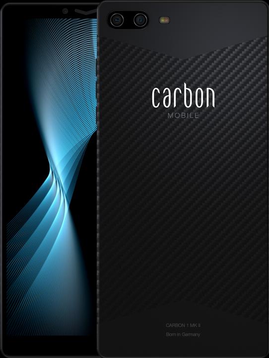 Image du produit Carbon Mobile Carbon 1 MK II (256 Go, Fibre de carbone originale, 6.01", Double SIM + SD, 16 Mpx, 4G)