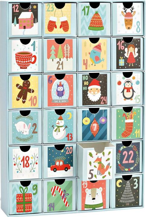 G. Wurm Advent calendar with 24 boxes