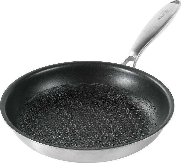 Produktbild Silverstar Edelstahlpfanne 24 cm mit Antihaftbeschichtung für Induktion und Backofen (Pfannenset + Topfset, Edelstahl)
