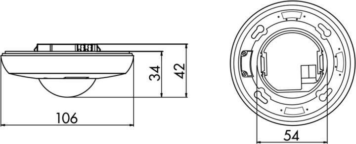 Actual product image BEG PD2N-DALISYS-UP Presence detector (3 m)