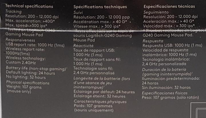 Image du produit Logitech G Spectre du chaos du G900 (Filaire, Sans fil)