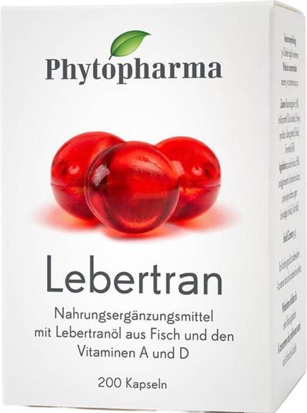 Produktbild Phytopharma Lebertran (200 Stück, Kapseln, 50 g)