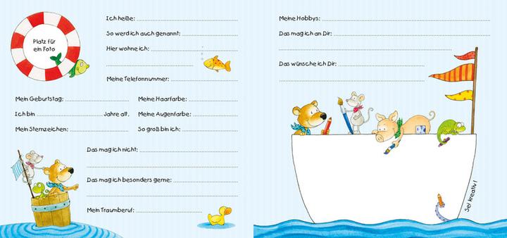 Actual product image Friends book (German)