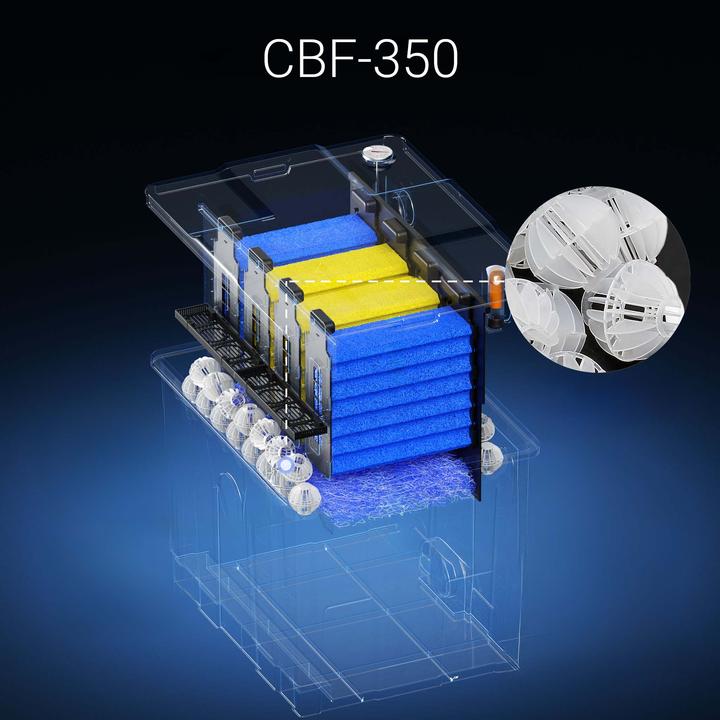 Produktbild SunSun CBF-350B Ersatzteil Bio Kugeln 55 Bio Teichfilter Filtermaterial Filter