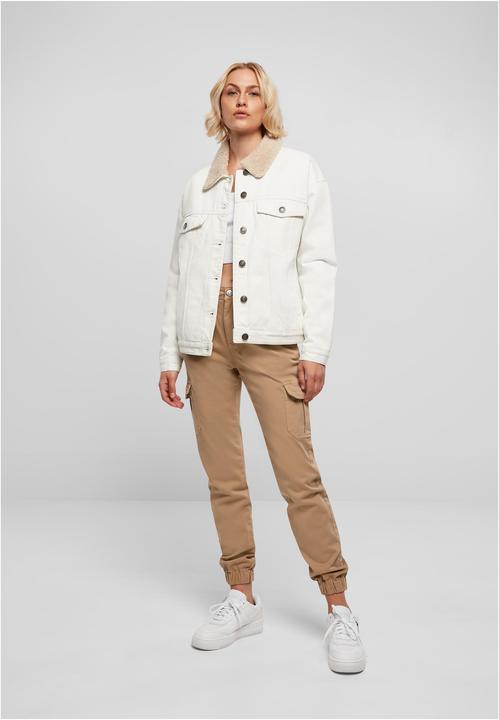 Produktbild Urban Classics Ladies Oversized Sherpa Denim Jacket - 19395 (5XL)