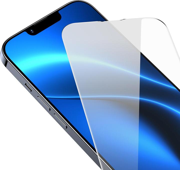 Immagine prodotto Baseus Pellicola EasyStick in vetro temperato Tuttovetro iP14 (Confezione da 2) (2 Pezzo/i, Apple iPhone 13 Pro Max, Apple iPhone 14 Plus)