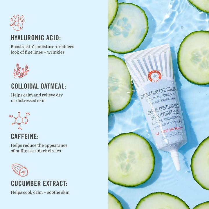 Image du produit First Aid Beauty Hydrating Eye Cream (15 ml, Journée)