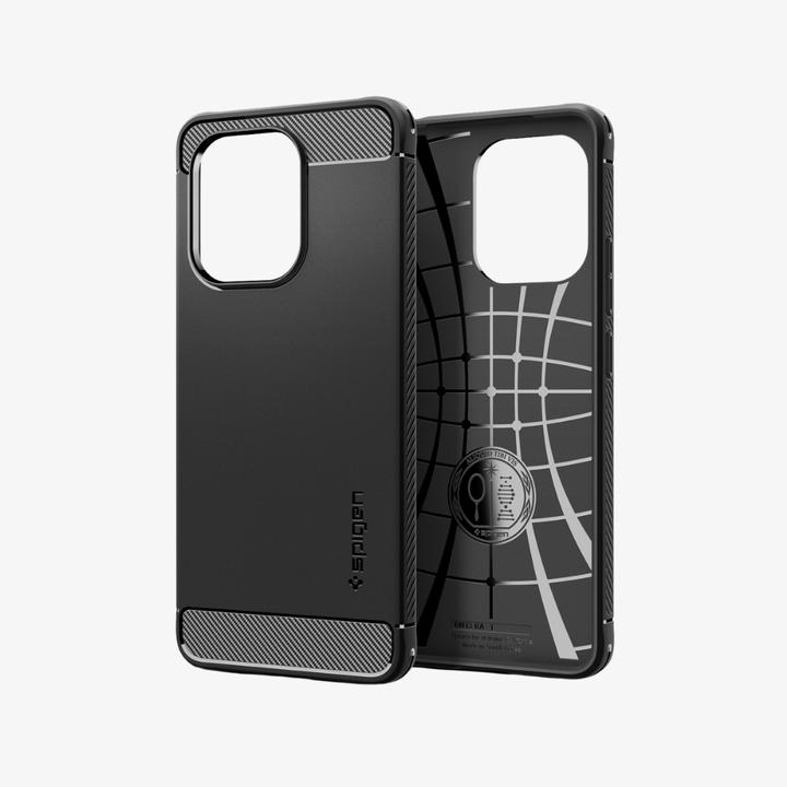 Actual product image Spigen Rugged Armor case for Xiaomi Redmi Note 13 4G / LTE - matte black (Xiaomi Redmi Note 13 4G)