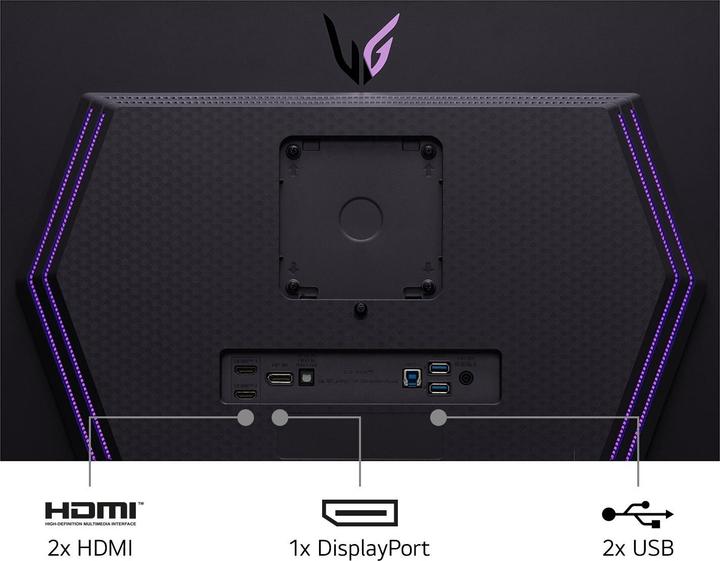 Actual product image LG 27GS95QE-B (2560 x 1440 pixels, 27")