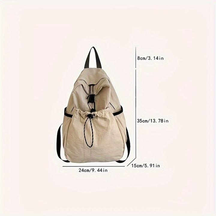 Immagine prodotto Only-Bags.Store Zaino per il tempo libero con tracolla regolabile, borsa da viaggio leggera con tasche laterali